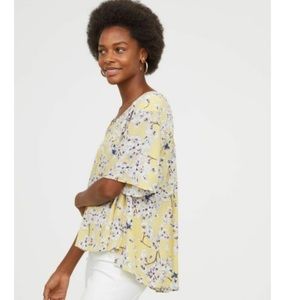 Anna Glover x H&M floral print top